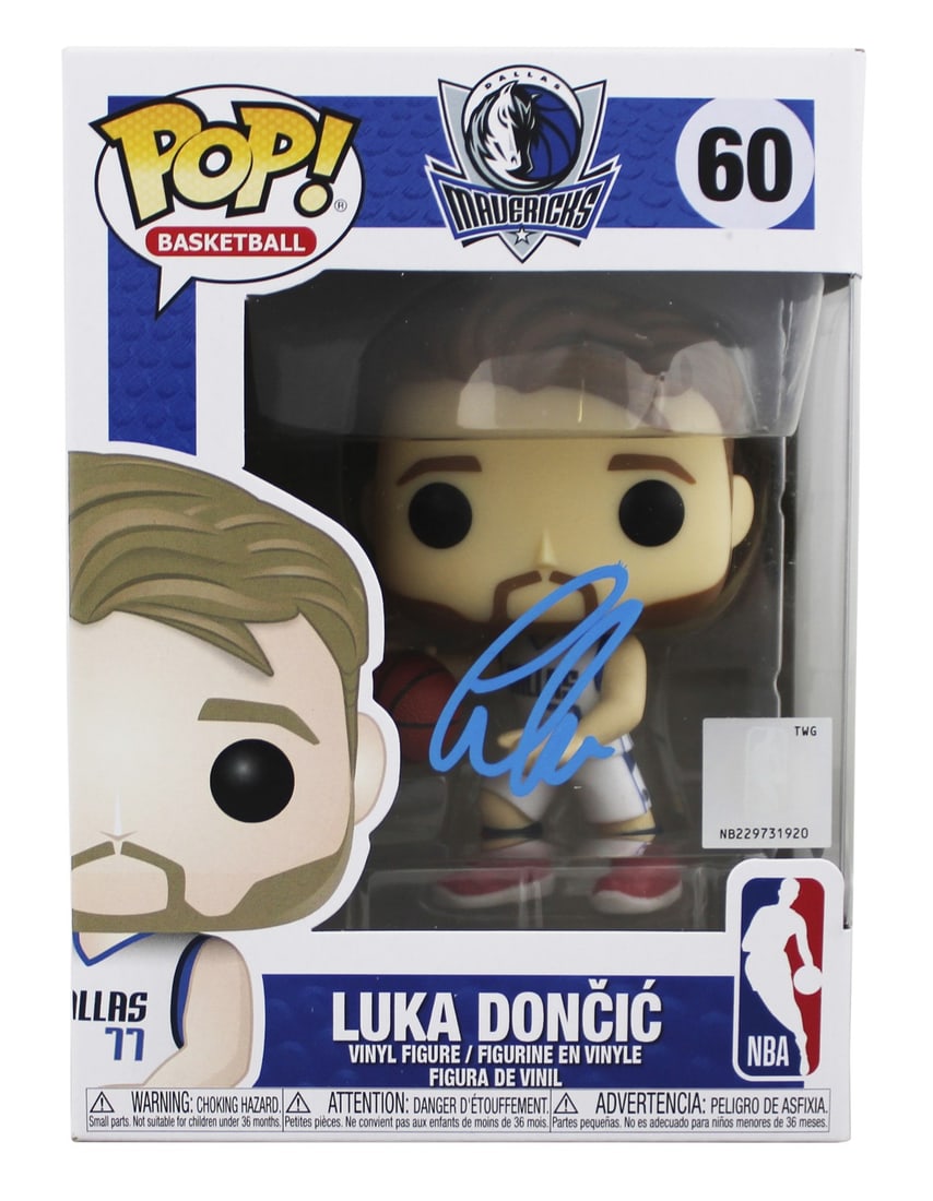 Luka Doncic Signed #60 Funko Pop Vinyl Figure Beckett COA Mavericks (1 of 8)