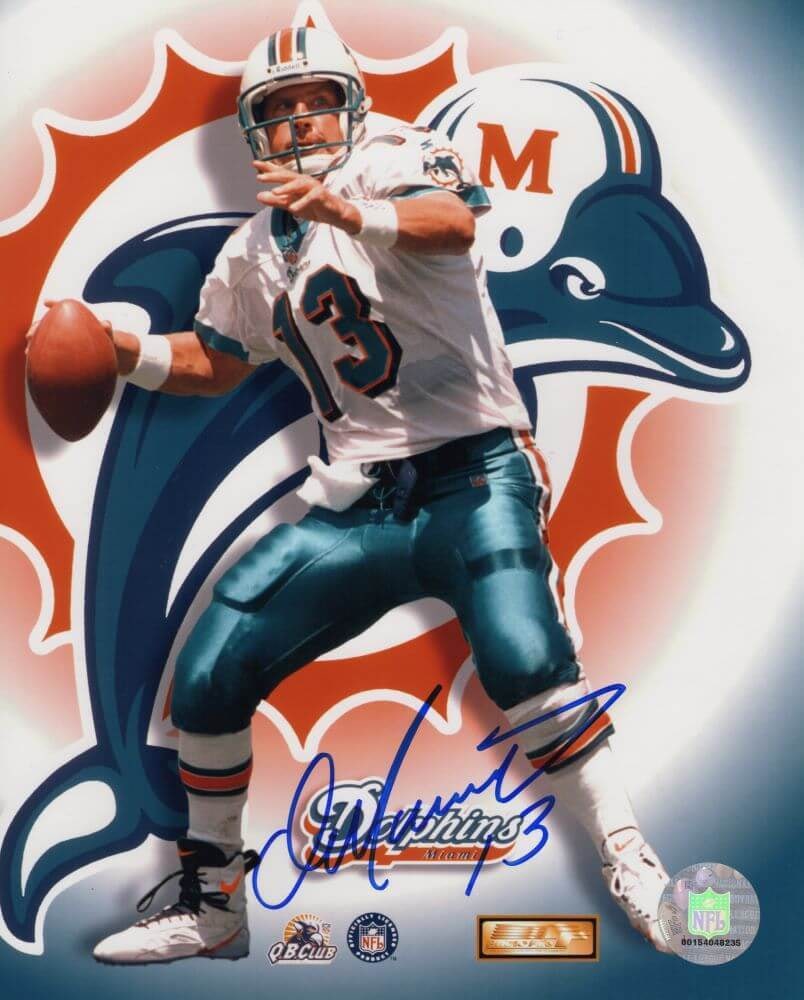 Dan Marino Signed Miami Dolphins 8x10 Action Photo with COA (1 of 1)