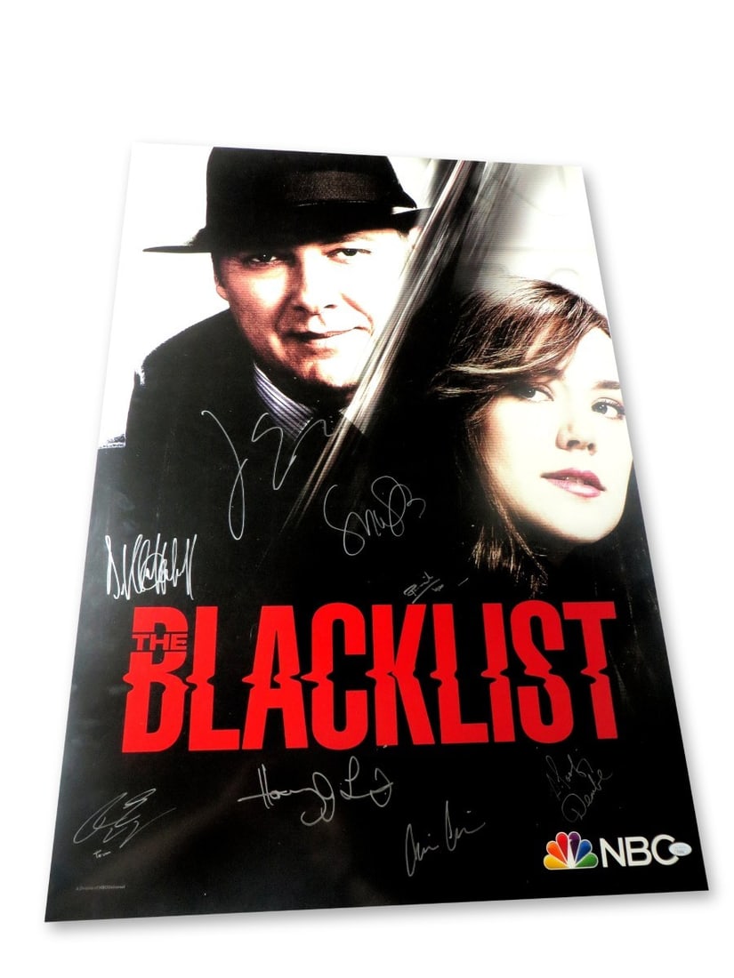 The Blacklist Cast Signed Autographed 27x40 Poster JSA Authenticated (1 of 6)