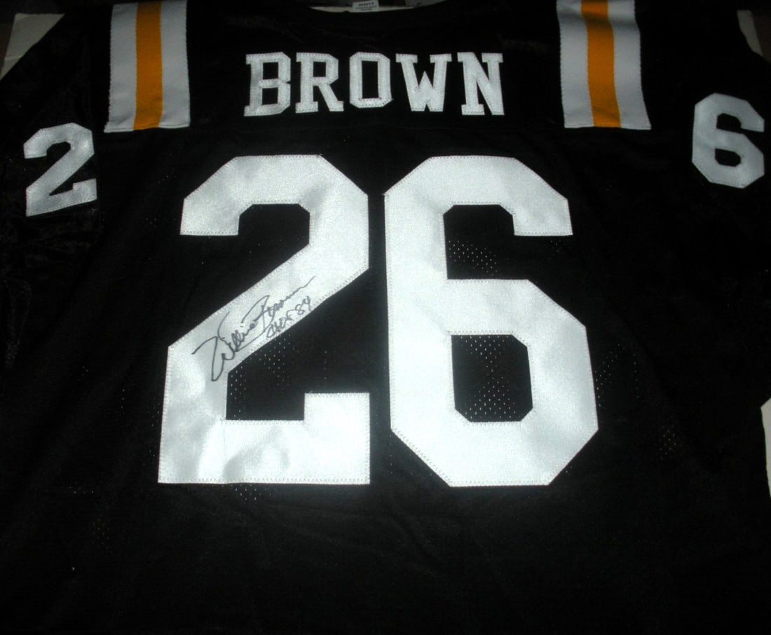 Willie Brown Signed Nike Jersey Cleveland Browns with COA (1 of 2)