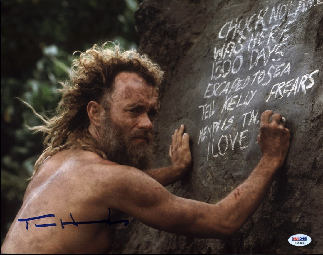 Tom Hanks Cast Away Signed 11x14 Photo PSA/DNA Certified (1 of 3)