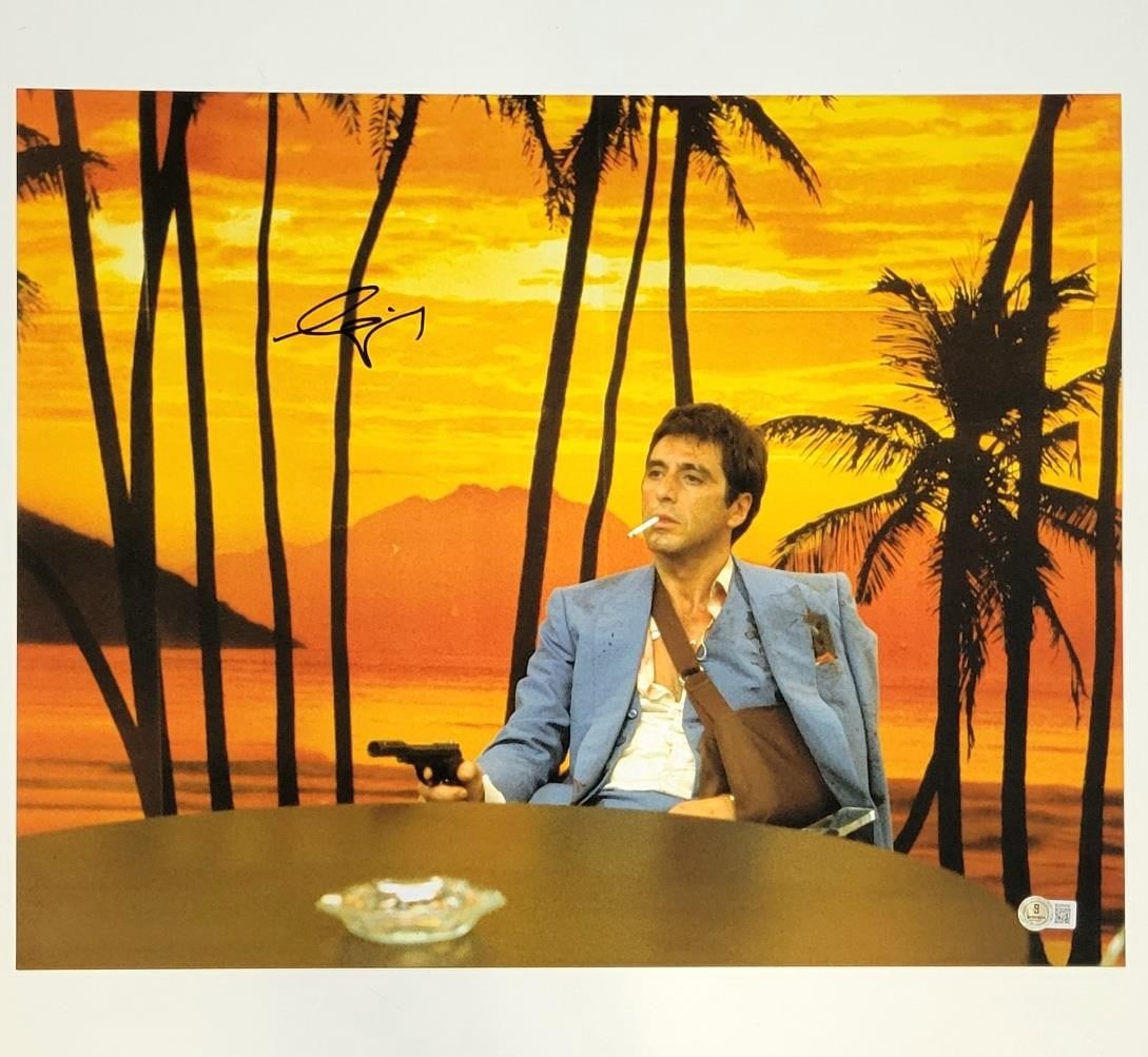 Al Pacino Autographed Scarface 16x20 Photo Beckett Certified (1 of 3)