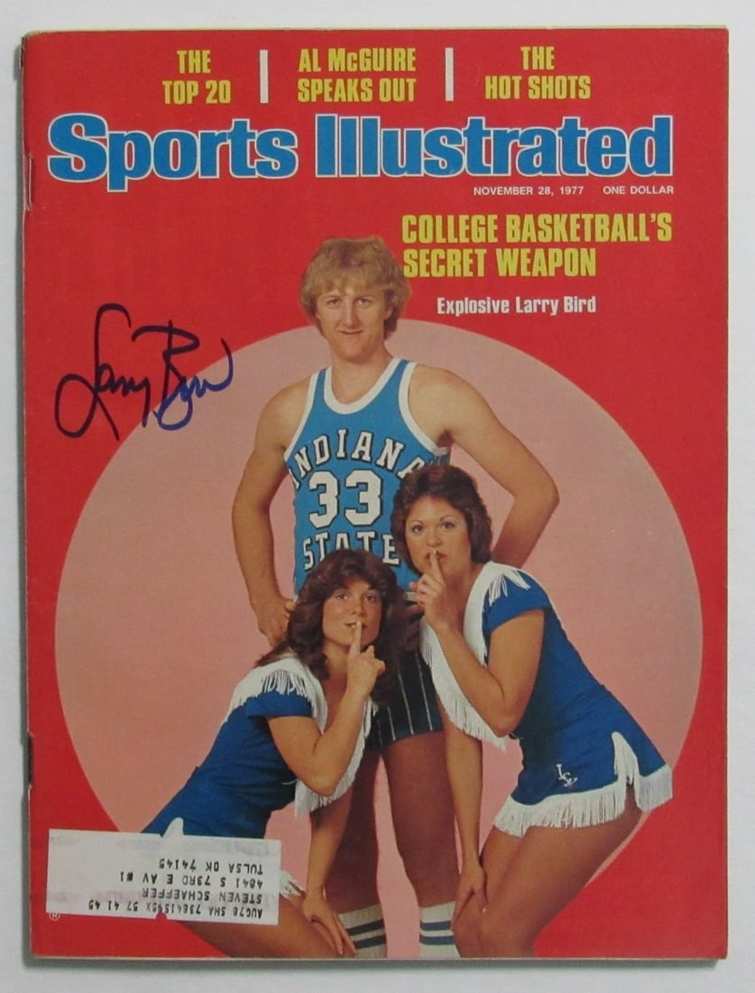 Larry Bird Signed 11/28/1977 Sports Illustrated Magazine PSA/DNA (1 of 4)