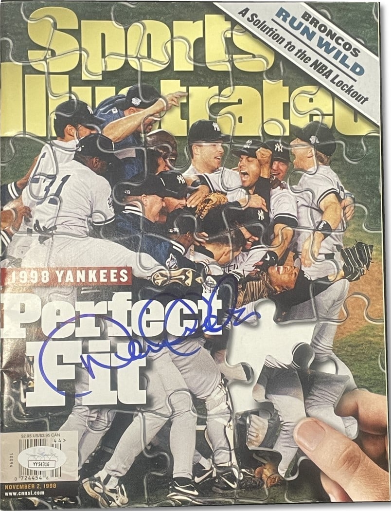 Derek Jeter Autographed Original Sports Illustrated Magazine JSA Yankees (1 of 4)
