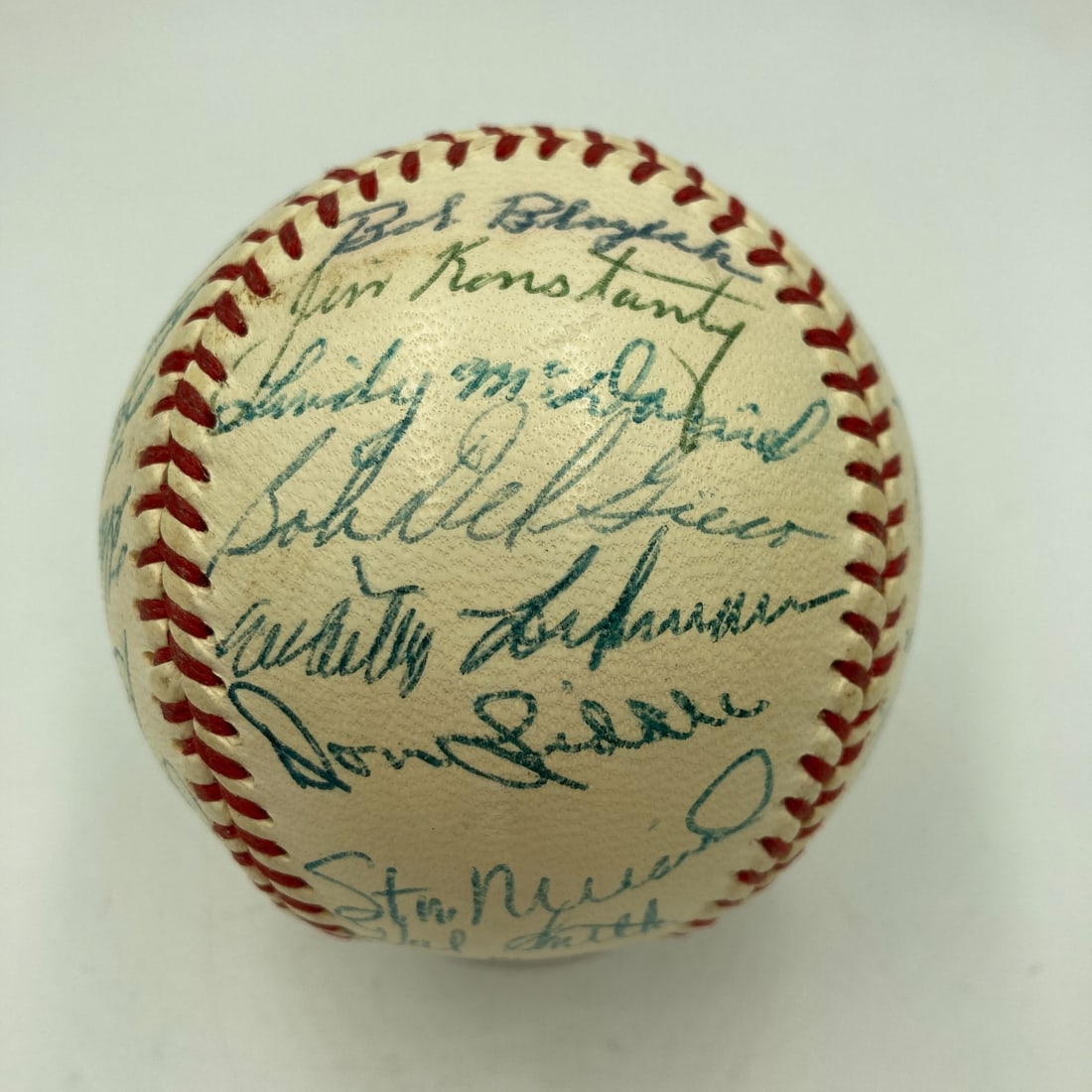 1956 St. Louis Cardinals Team Signed Baseball with JSA COA (1 of 13)