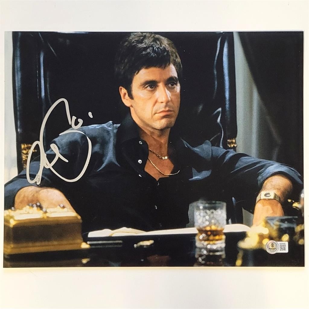 Al Pacino Signed 11x14 Scarface Photo Beckett Authenticated (1 of 3)