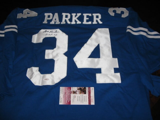 Ace Parker Signed Jersey Yankees Blue Devils JSA Certified (1 of 1)