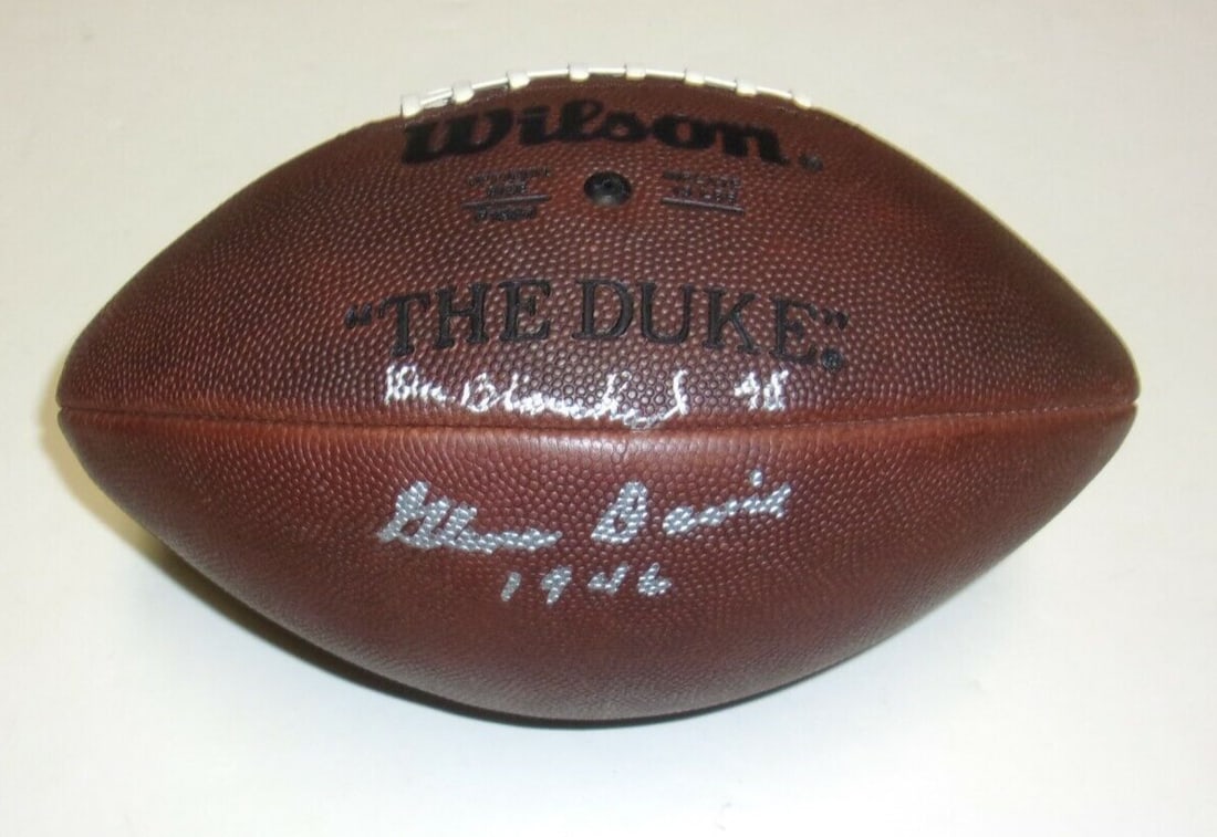 Doc Blanchard Glenn Davis Signed Duke Football JSA COA NCAA Memorabilia (1 of 2)