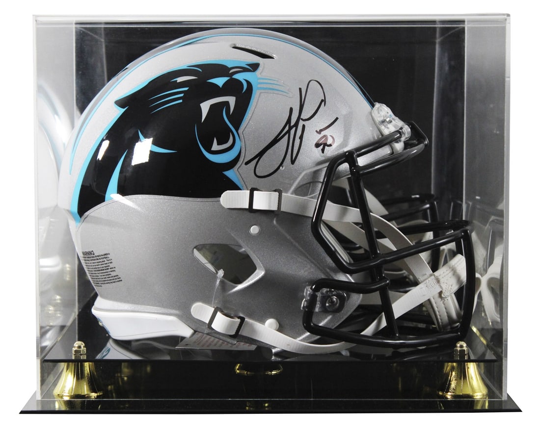 Julius Peppers Signed Carolina Panthers Helmet with BAS Authentication (1 of 4)