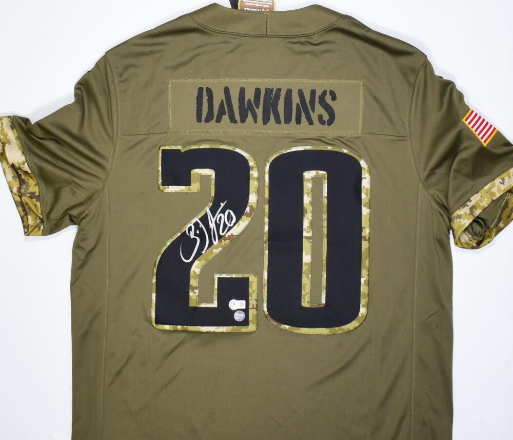 Brian Dawkins Autographed Limited Eagles Nike Salute To Service Jersey (1 of 7)