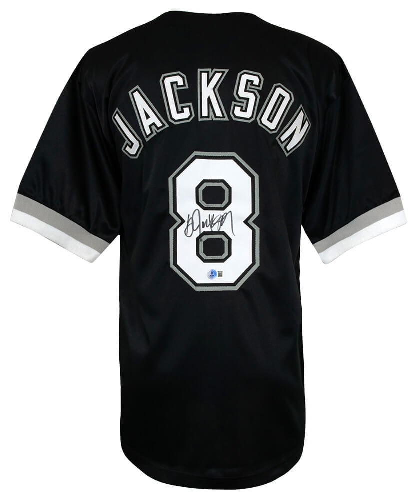Bo Jackson Chicago White Sox Signed Black Jersey Beckett COA (1 of 3)