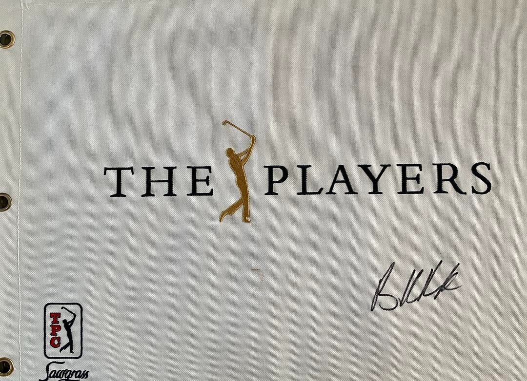 Brooks Koepka Signed The Players TPC Sawgrass Flag JSA Authenticated: Brooks Koepka Signed The Players TPC Sawgrass Flag JSA Authenticated This is an official The Players-TPC Sawgrass pin flag, signed by professional golfer Brooks Koepka. The autograph has been authenti