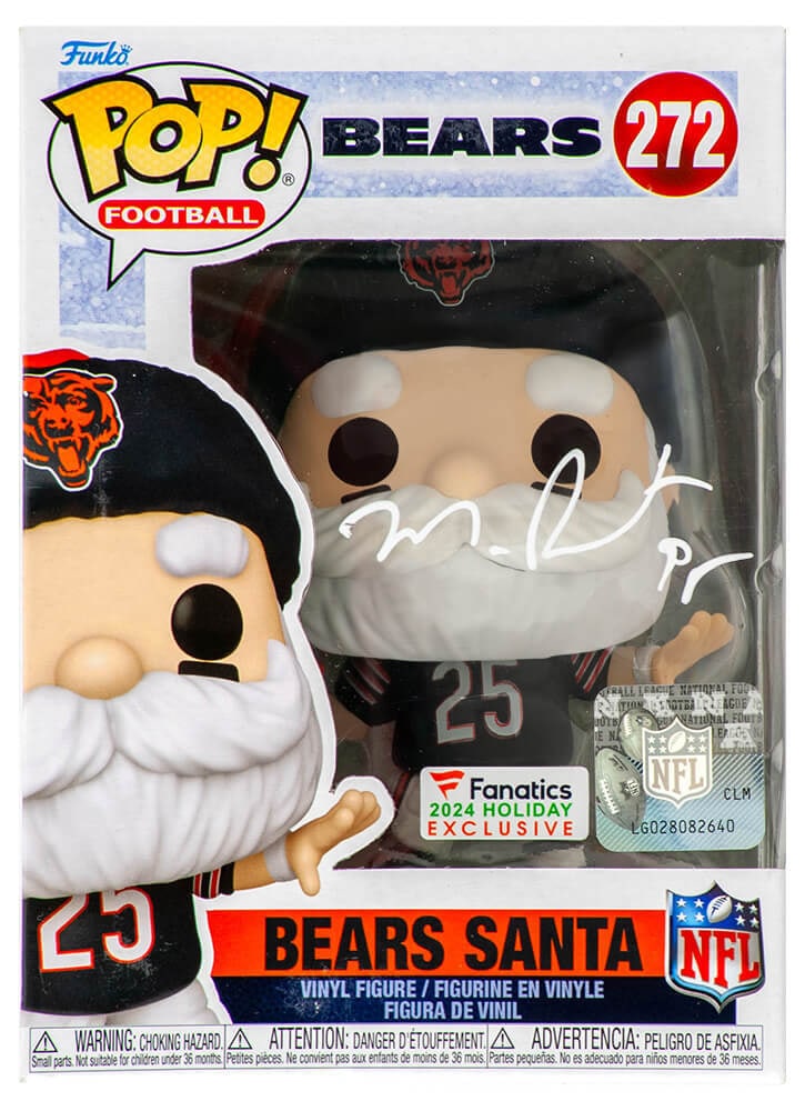 Montez Sweat Signed Chicago Bears Santa Funko Pop Doll #272 with COA: Montez Sweat Signed Chicago Bears Santa Funko Pop Doll #272 with COA Add a unique touch to your collection with this Montez Sweat signed Chicago Bears Santa Funko Pop doll #272. This original collecti