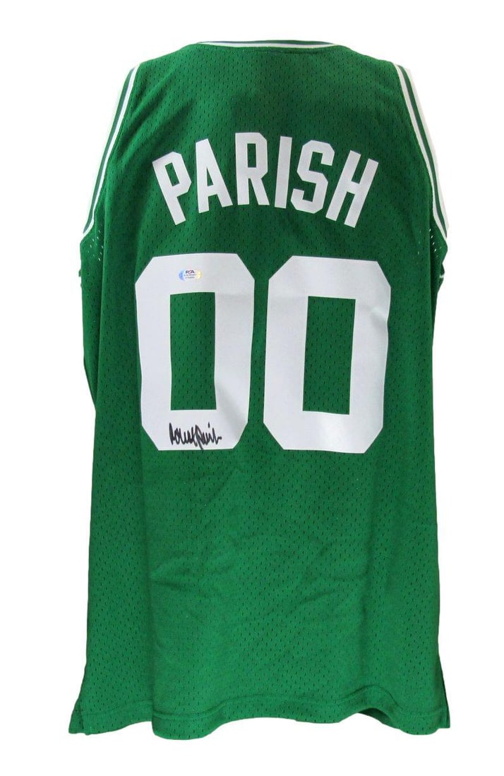 Robert Parish Celtics Autographed Mitchell & Ness Jersey PSA/DNA (1 of 5)