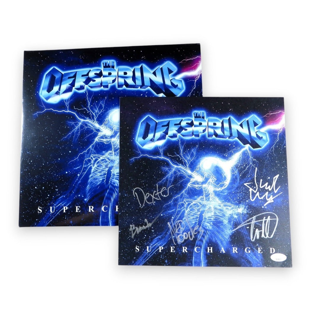 The Offspring Signed Record Insert with Supercharged LP JSA Authenticated (1 of 2)