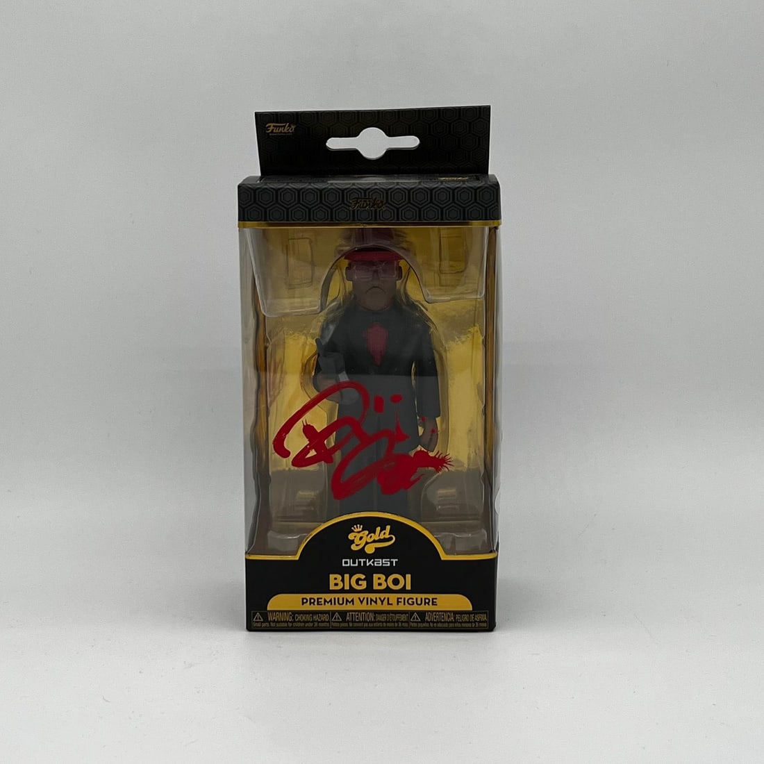 Big Boi Autographed Action Figure Outkast PSA/DNA Certified: Big Boi Autographed Action Figure Outkast PSA/DNA Certified This is an original action figure signed by Big Boi, the renowned rapper from Outkast. The autograph has been authenticated by PSA/DNA, ensu