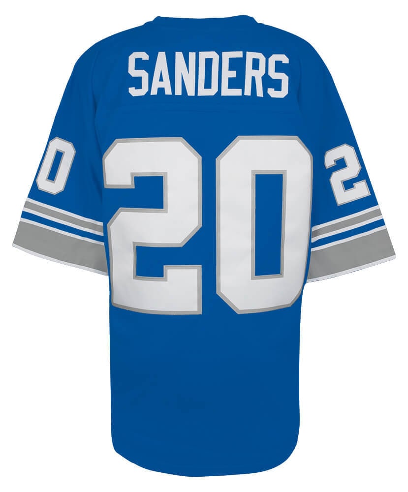 Barry Sanders 1996 Detroit Lions Throwback Football Jersey by Mitchell & Ness (1 of 2)
