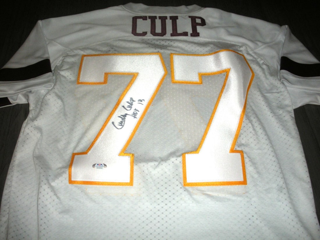 Curley Culp Signed Adidas NFL Jersey PSA/DNA Certified (1 of 2)