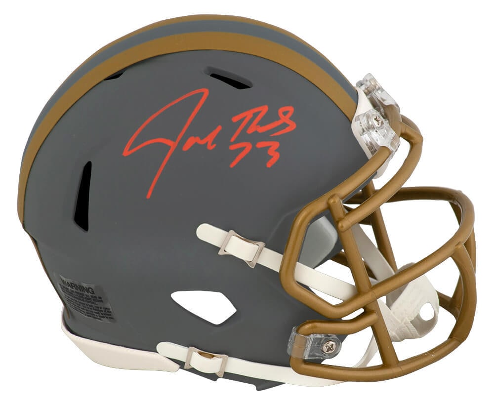Joe Thomas Signed Cleveland Browns Riddell Mini Helmet with COA (1 of 1)