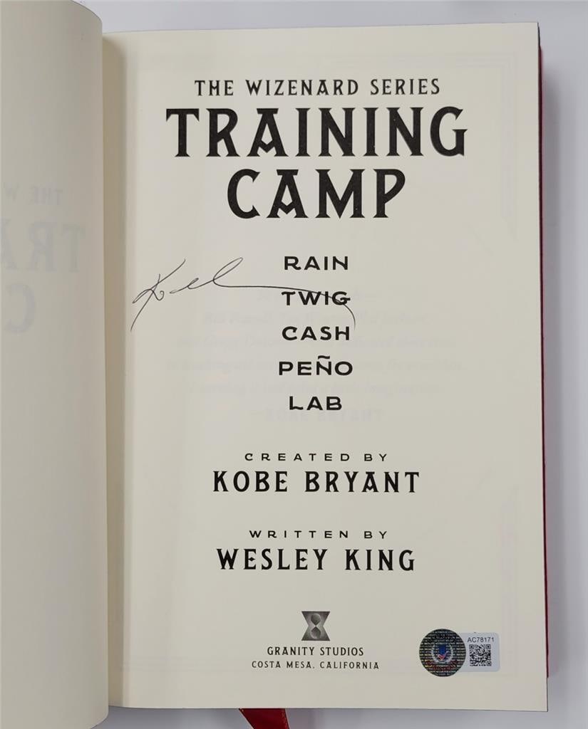 Kobe Bryant Signed Lisey's Story Hardcover Book BAS Beckett (1 of 11)