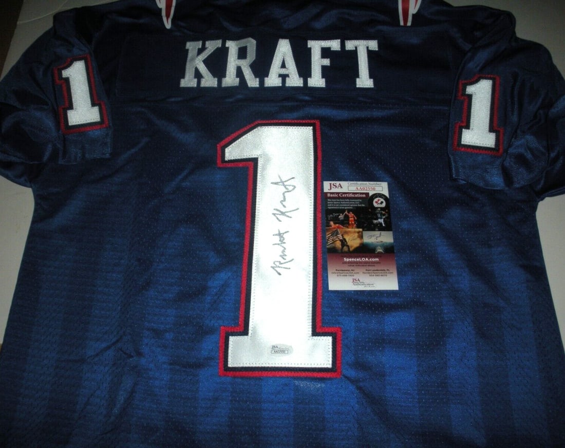 Robert Kraft Signed New England Patriots ProLine Jersey JSA COA (1 of 2)