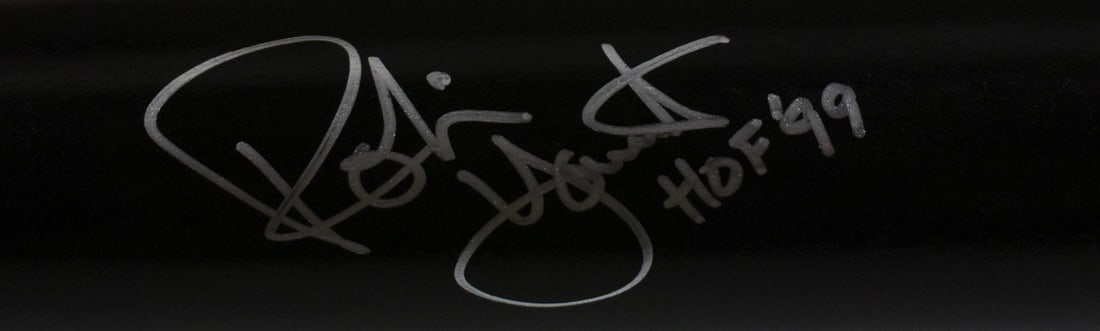 Robin Yount Autographed Black Slugger Baseball Bat HOF Beckett W Hologram (1 of 2)