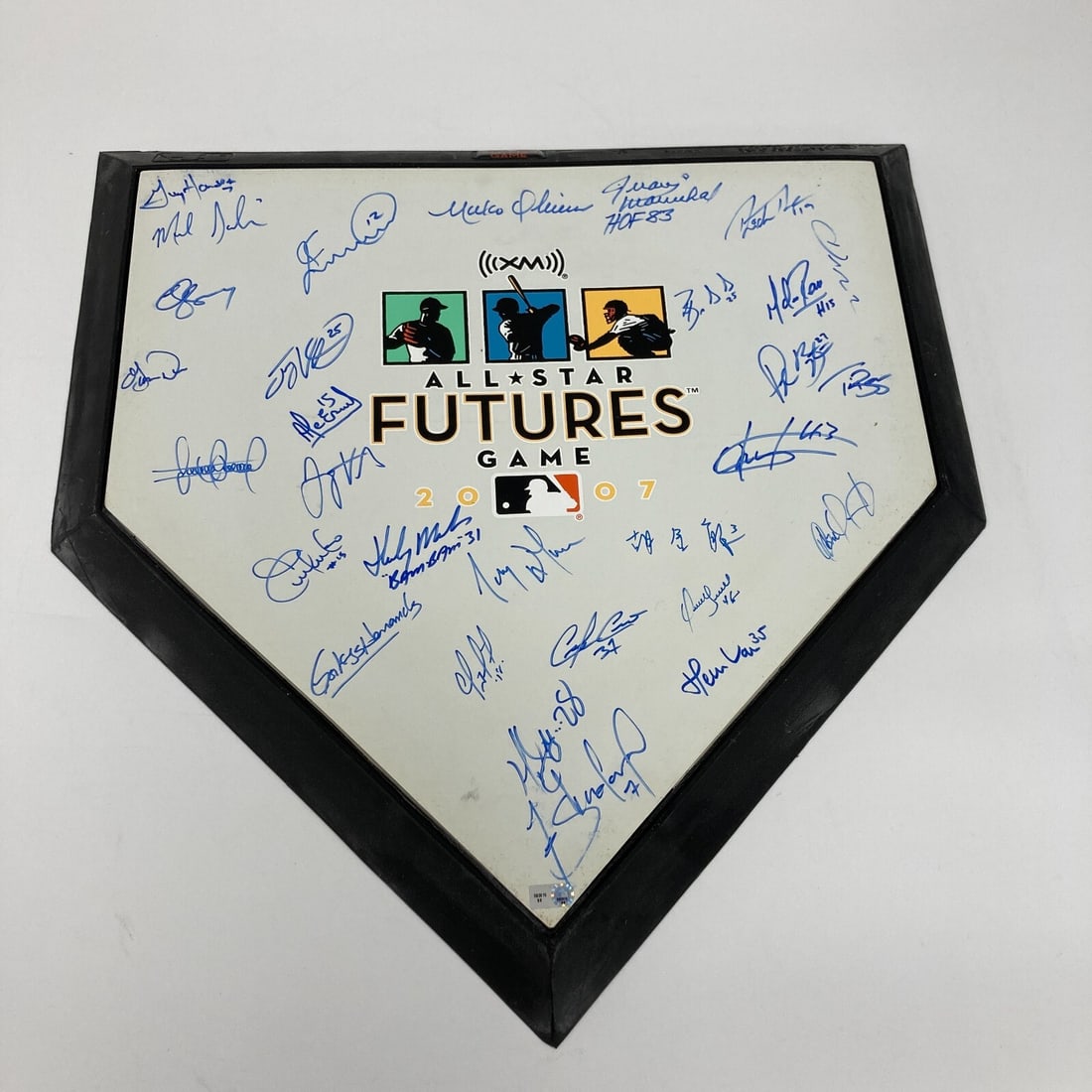 2007 MLB All-Star Futures Game Team Signed Home Plate with Joey Votto (1 of 8)