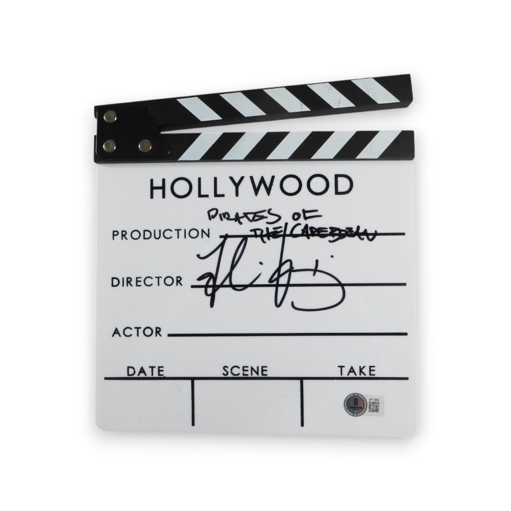 Joachim Ronning Autographed Pirates of the Caribbean Clapper BAS Certified (1 of 3)