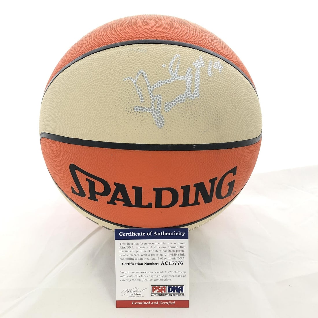 Nicole Powell Autographed WNBA Basketball PSA/DNA Sacramento Monarchs: Nicole Powell Autographed WNBA Basketball PSA/DNA Sacramento Monarchs This is a Spalding WNBA Basketball autographed by Nicole Powell, a prominent player for the Sacramento Monarchs. The signature has