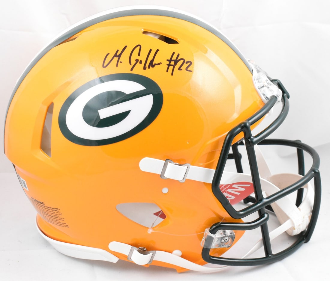 Matthew Golden Signed Green Bay Packers F/S Speed Helmet Beckett Holo (1 of 5)