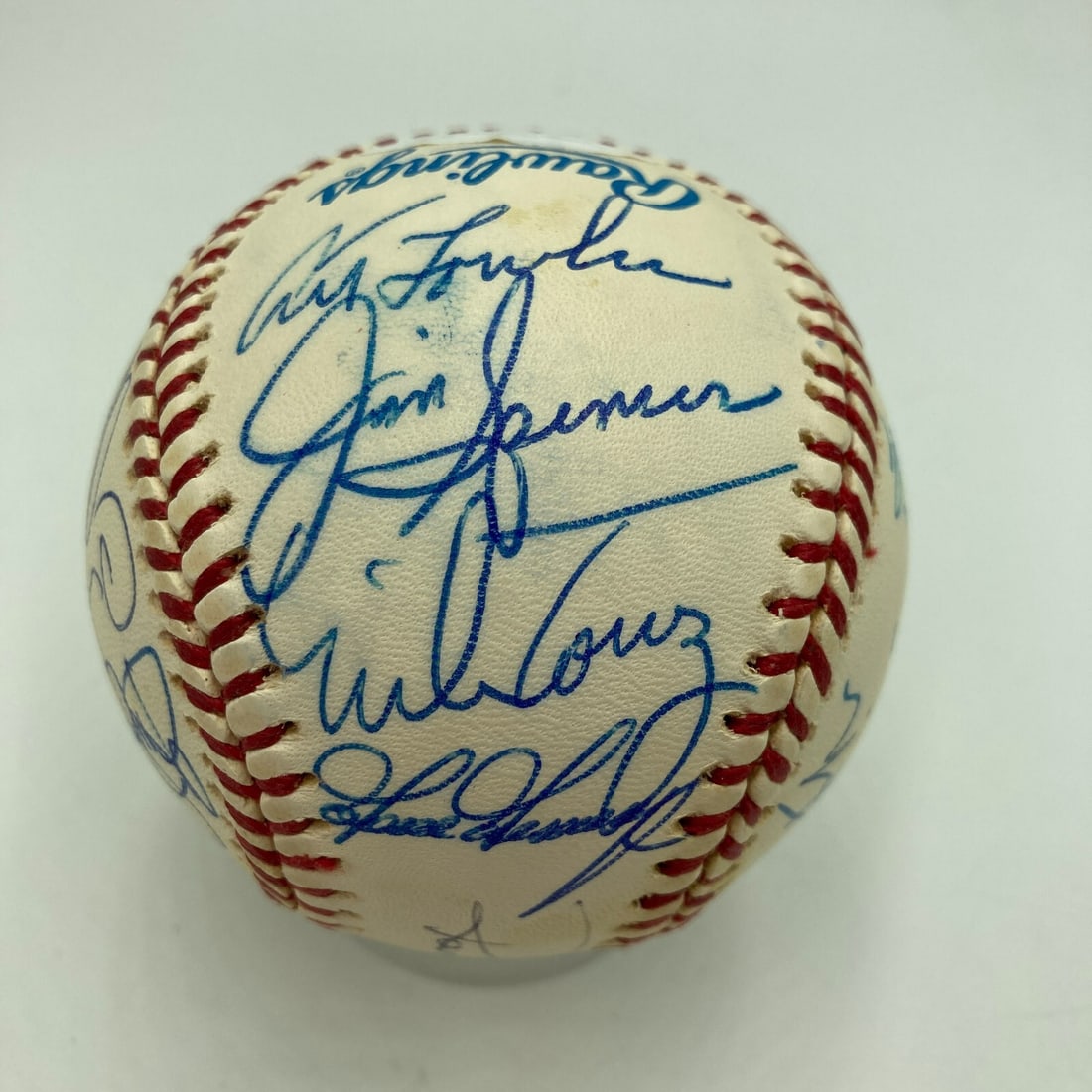 1978 Yankees Team Signed Baseball with JSA COA (1 of 9)