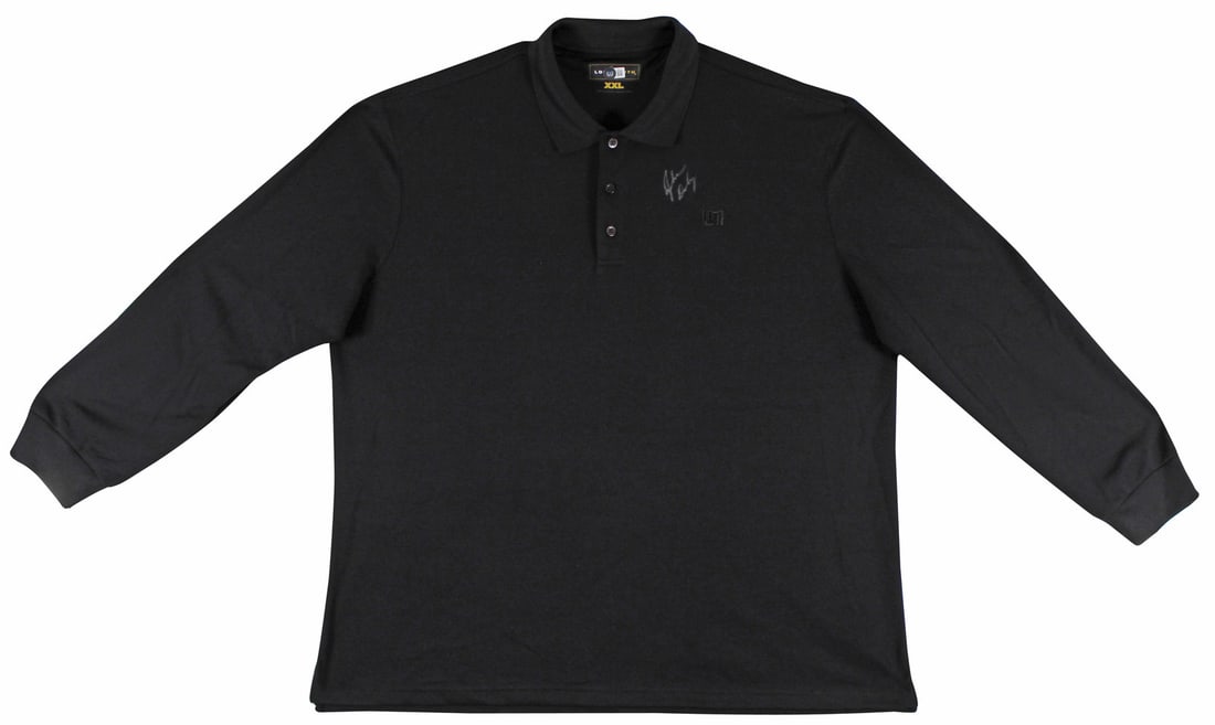 John Daly Signed Match Worn Loudmouth Polo Shirt BAS Authenticated (1 of 5)