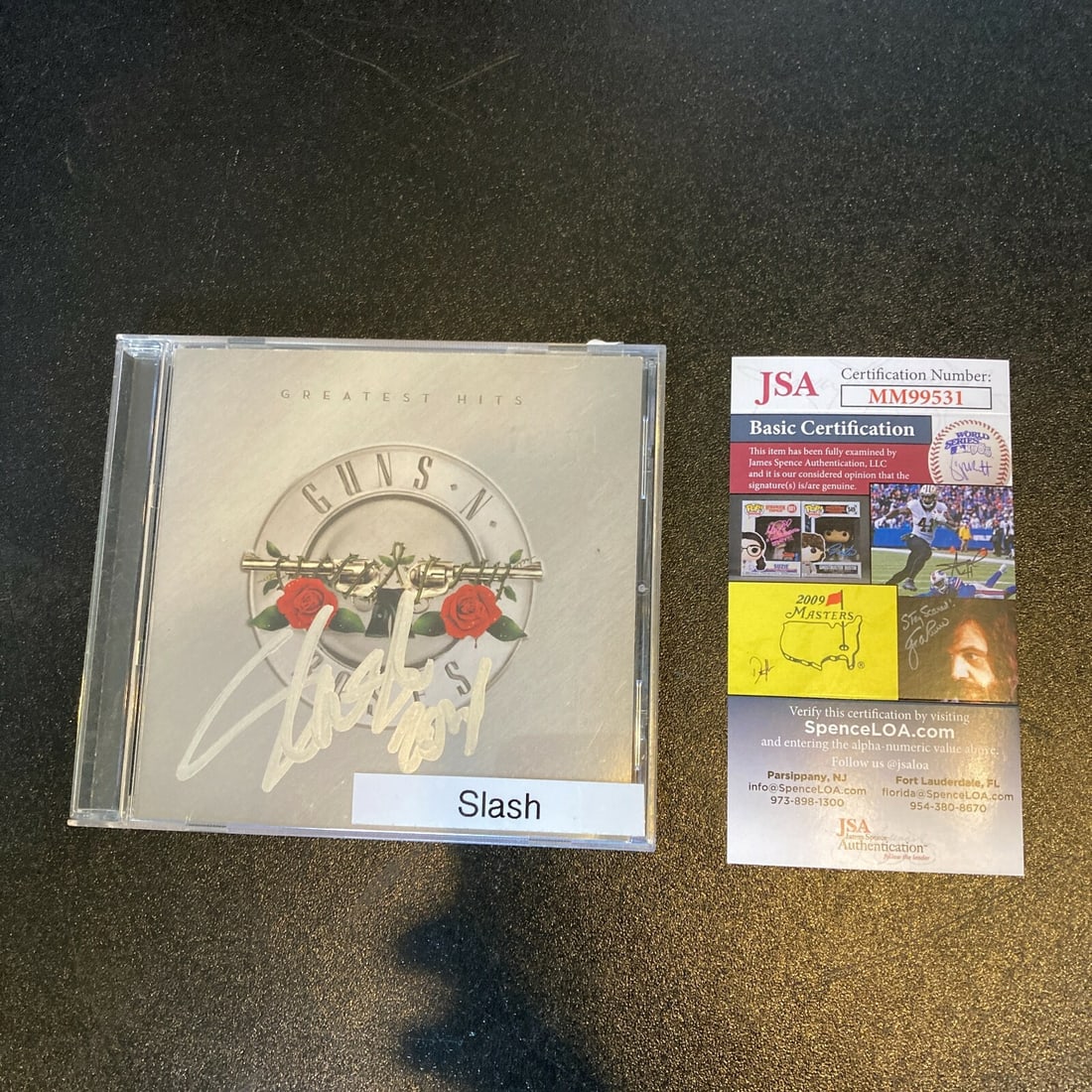 Slash Autographed Guns N Roses Greatest Hits CD with JSA COA (1 of 7)