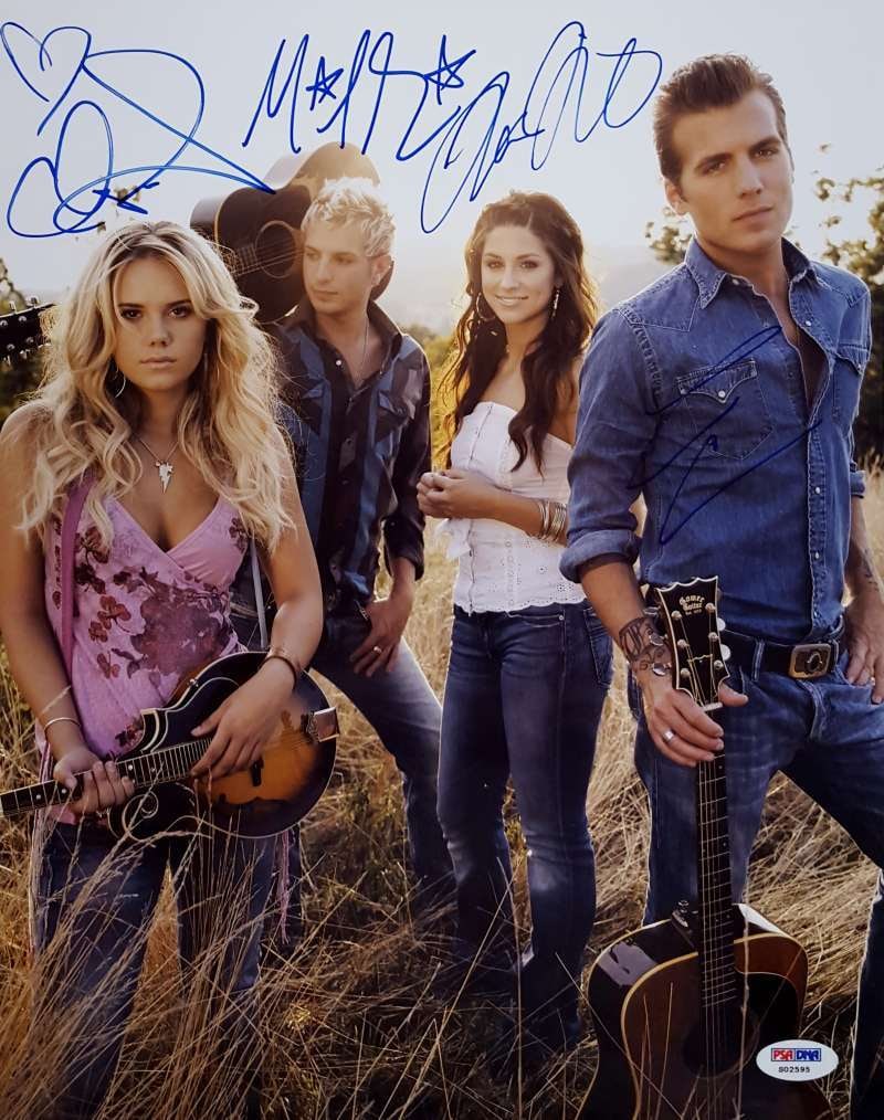 Gloriana Band Signed 11x14 Photo PSA/DNA Gossin Reinert Kimball (1 of 3)