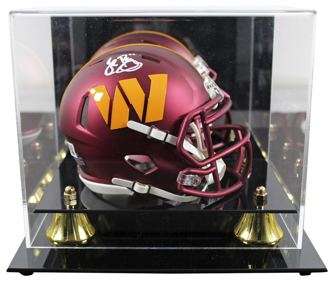 John Riggins Signed Washington Commanders Speed Mini Helmet with Beckett Authentication: John Riggins Signed Washington Commanders Speed Mini Helmet with Beckett Authentication This authentic Speed Mini Helmet is personally signed by John Riggins, a legendary player of the Washington Comm