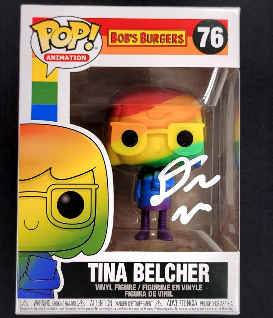 Dan Mintz Autographed Tina Belcher Funko Pop Bob's Burgers Beckett Certified (1 of 7)
