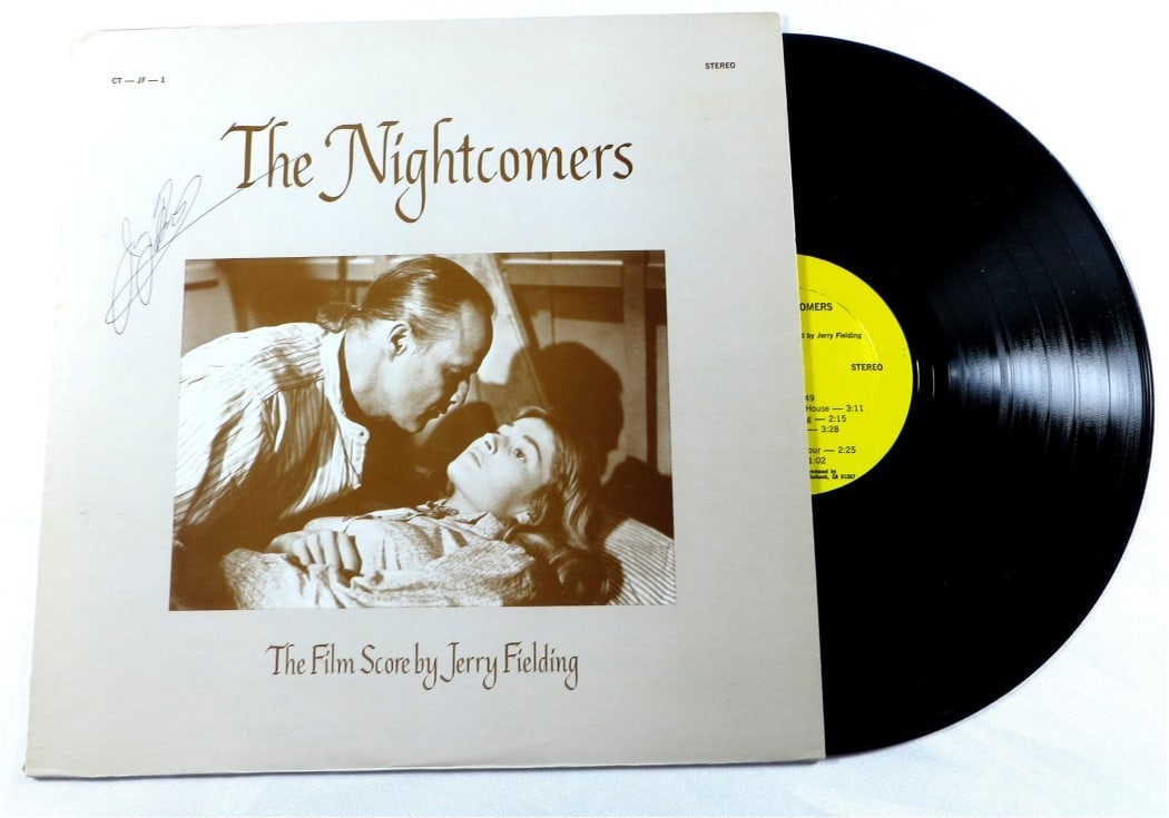 Jerry Fielding Autographed The Nightcomers Album Cover JSA Certified (1 of 4)