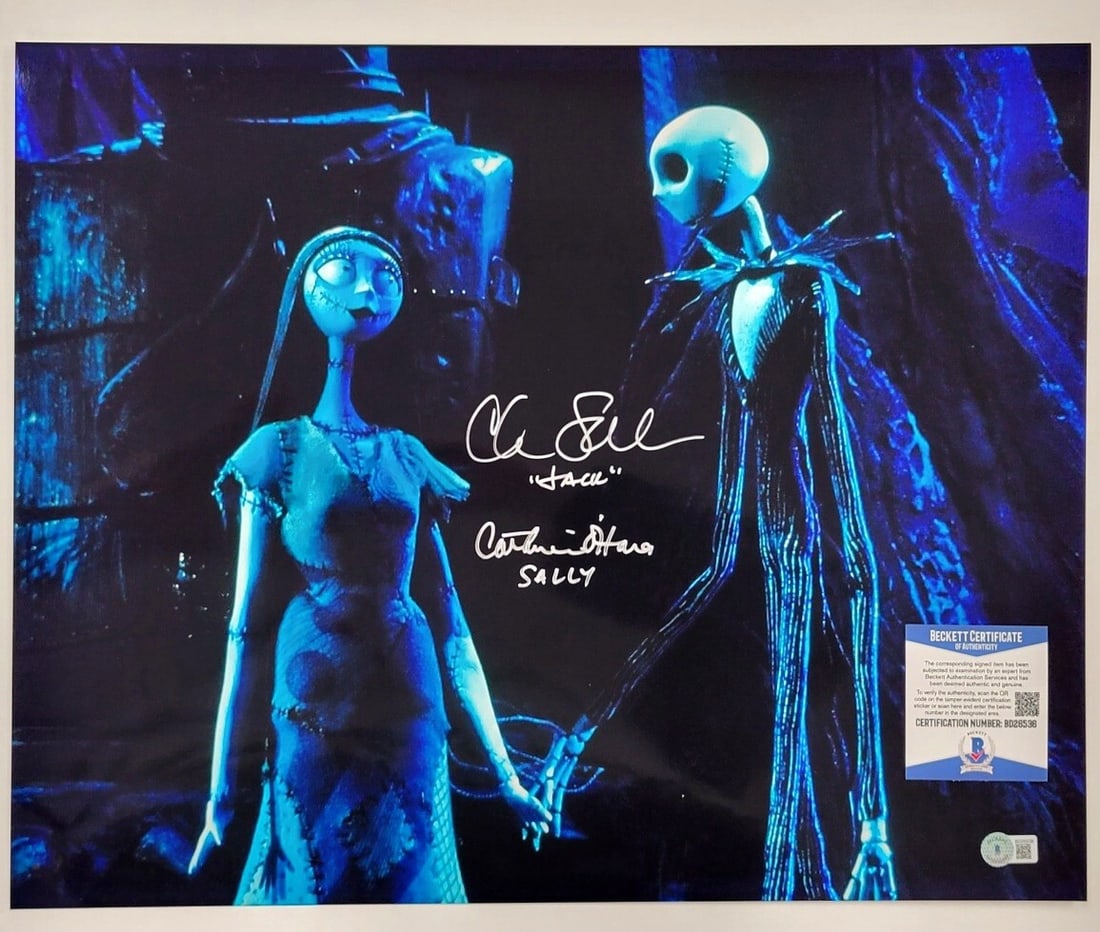 Chris Sarandon Catherine O'Hara Signed 16x20 Nightmare Before Christmas Photo Beckett (1 of 3)
