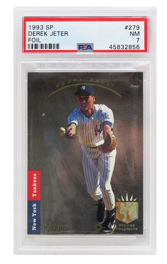 Derek Jeter 1993 SP Foil Rookie Card #279 PSA 7 New York Yankees (1 of 2)