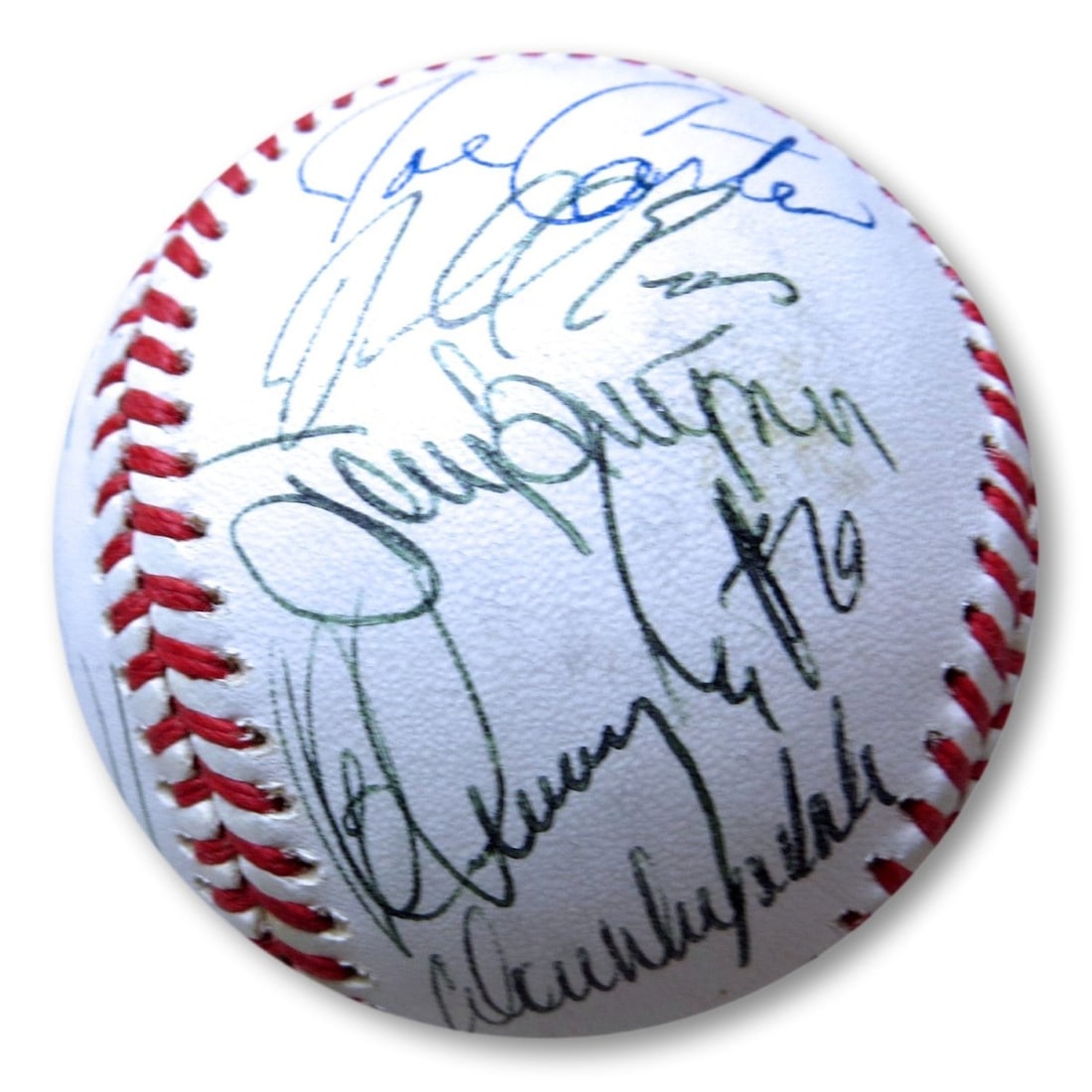 AT&T Challenge Autographed Baseball 22 Signatures Gwynn Drysdale GAI (1 of 6)