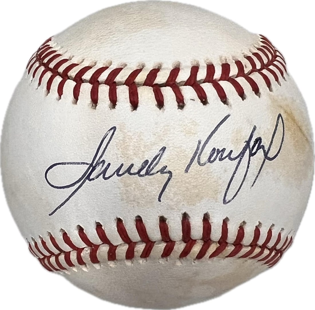 Sandy Koufax Autographed Rawlings Baseball PSA/DNA Dodgers Collectible (1 of 2)