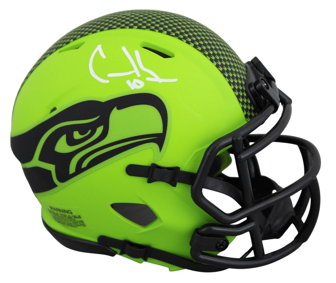 Seattle Seahawks Cooper Kupp Signed Rave Speed Mini Helmet Authentic Fanatics (1 of 2)