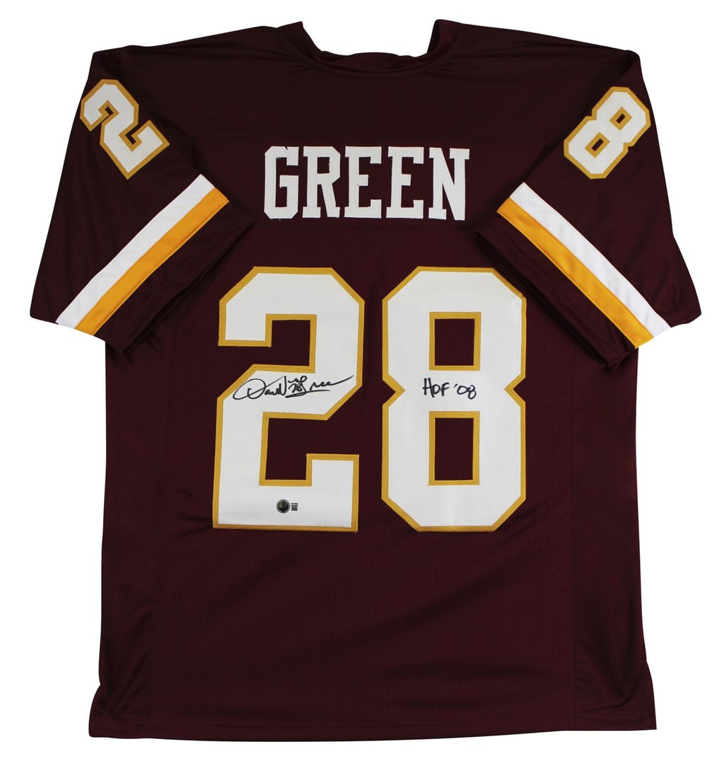 Darrell Green HOF 08 Signed Maroon Jersey Washington Commanders BAS Authenticated: Darrell Green HOF 08 Signed Maroon Jersey Washington Commanders BAS Authenticated This authentic signed maroon pro style jersey is a must-have for any fan of Darrell Green and the Washington Commander