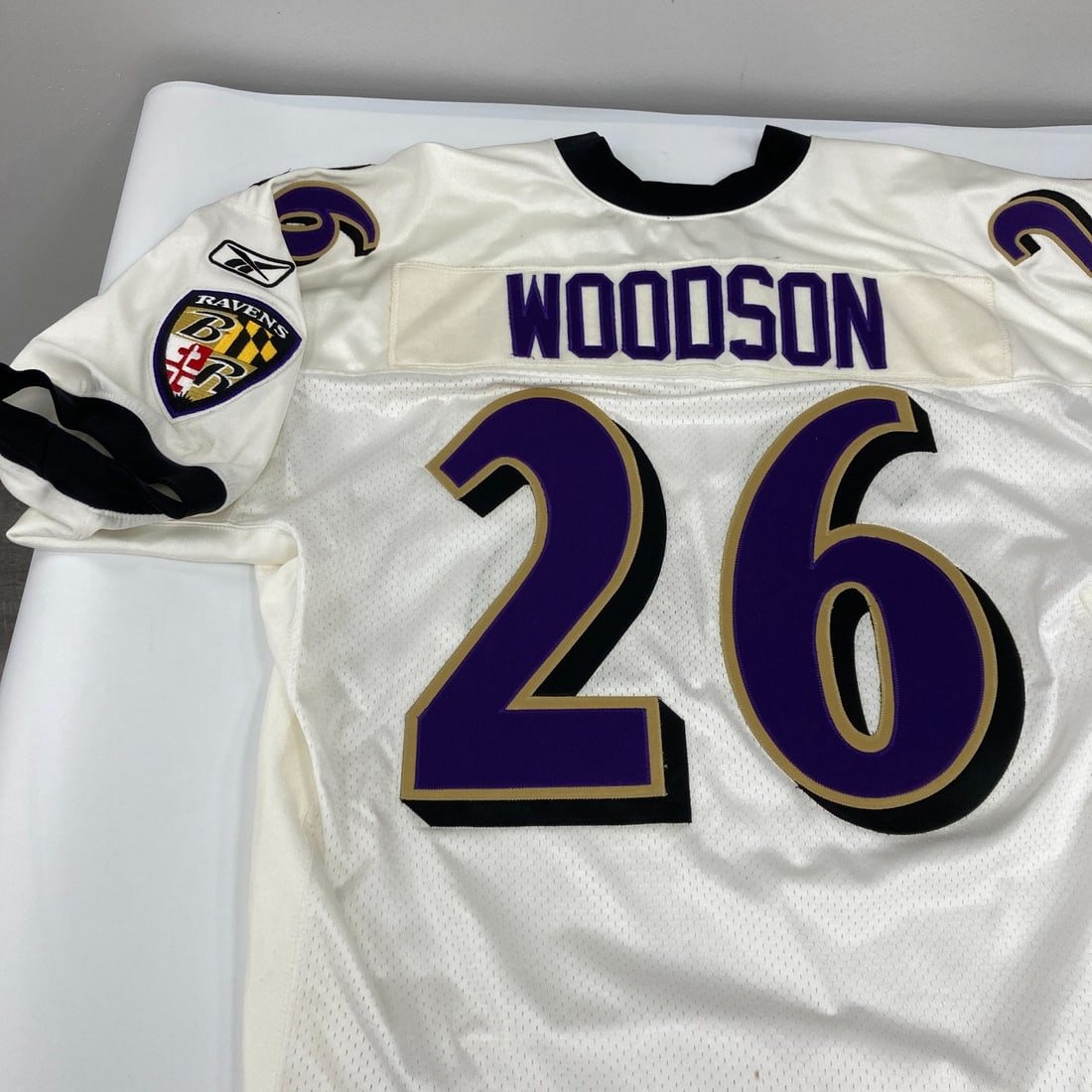 2001 Rod Woodson Baltimore Ravens Authentic Reebok Game Jersey (1 of 7)