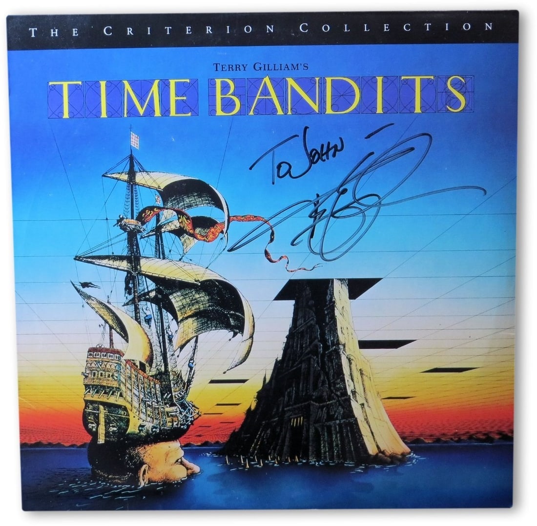 Terry Gilliam Autographed Time Bandits Laserdisc Cover JSA Authenticated (1 of 4)