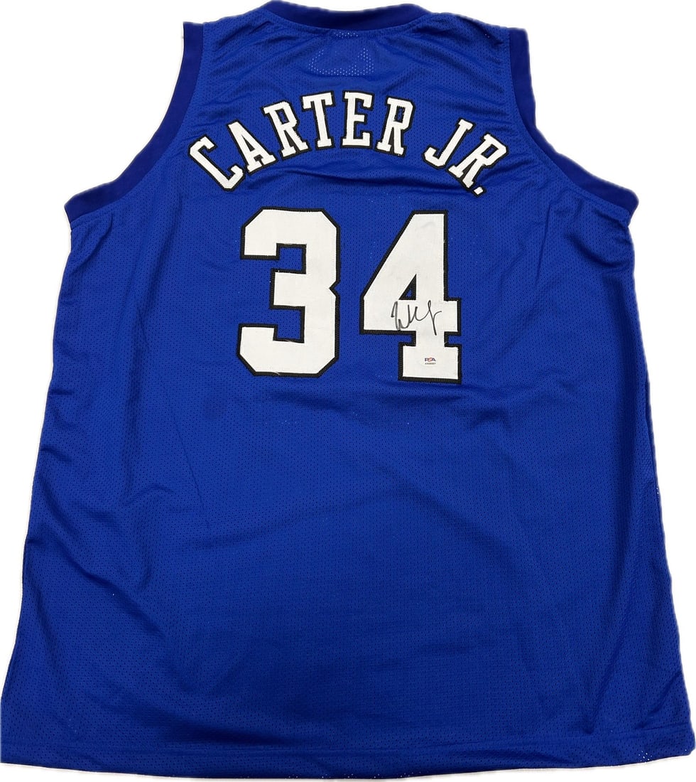 Wendell Carter Jr Stitched Autographed Jersey PSA/DNA Orlando Magic: Wendell Carter Jr Stitched Autographed Jersey PSA/DNA Orlando Magic This is an authentic, pre-owned stitched jersey of Wendell Carter Jr., featuring his signature from the Orlando Magic. The autograph