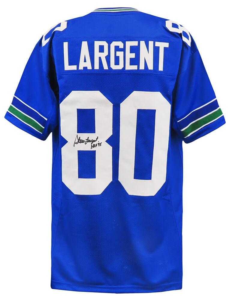 Steve Largent Signed Seahawks Jersey HOF'95 Inscription COA (1 of 3)