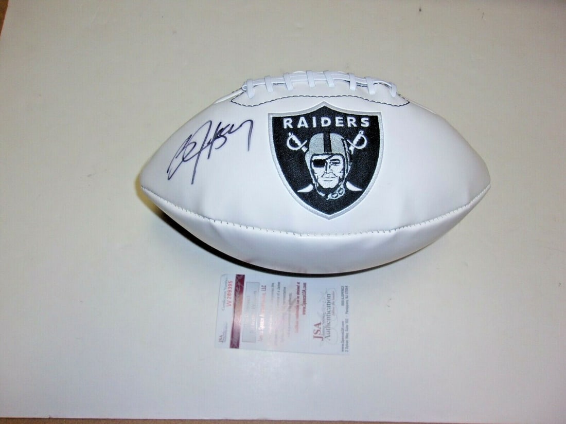 Bo Jackson Signed Football JSA COA Oakland Raiders Auburn Tigers (1 of 1)