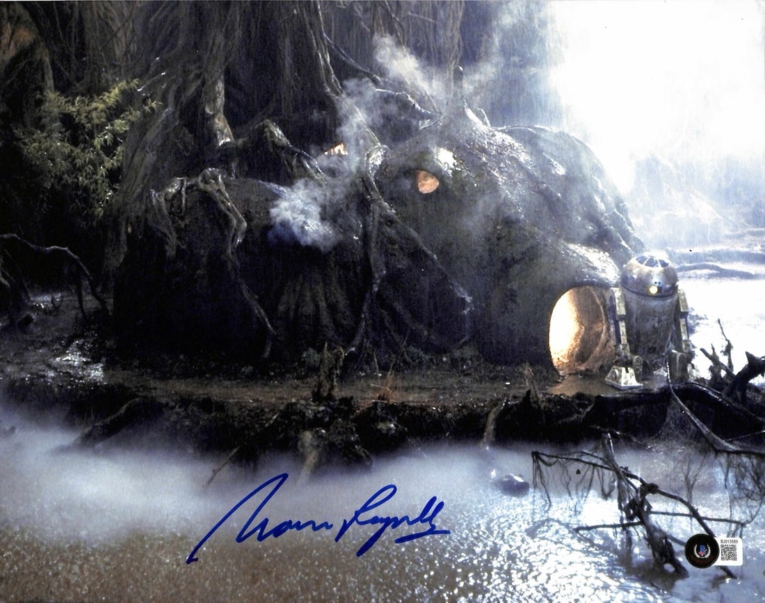 Norman Reynolds Signed 11x14 Dagobah Photo Star Wars Beckett Authenticated: Norman Reynolds Signed 11x14 Dagobah Photo Star Wars Beckett Authenticated This is an autographed 11x14 color photograph of the Dagobah set from Star Wars: The Empire Strikes Back, signed by art direc