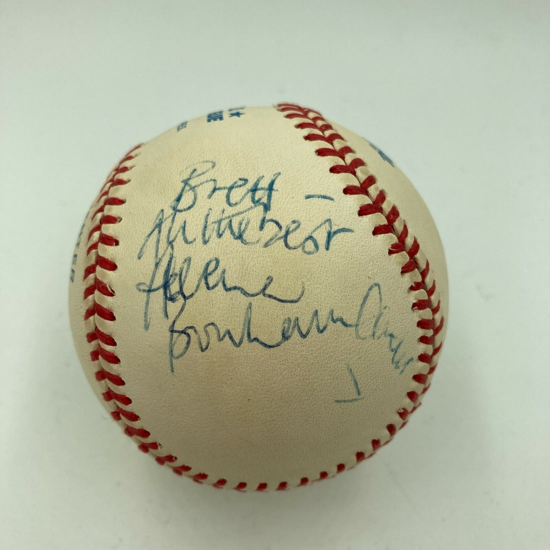 Helena Bonham Carter Autographed Baseball JSA Certified Original: Helena Bonham Carter Autographed Baseball JSA Certified Original This is an authentic signed baseball by Helena Bonham Carter, featuring a James Spence Authentication (JSA) certificate and a tamper-pr
